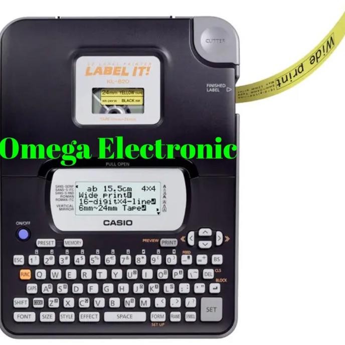

Casio Label Printer Kl-820 - Mesin Label Printer Casio Kl 820 Wangnining