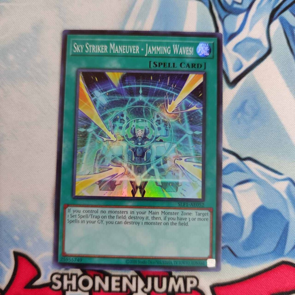 yugioh AE sky striker maneuver jamming waves SLF1-AE052 SR original