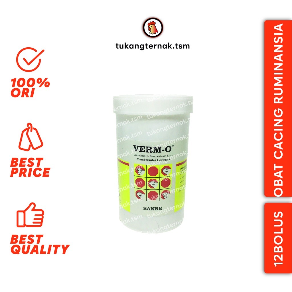 VERM O BOLUS 12 BOLUS SANBE