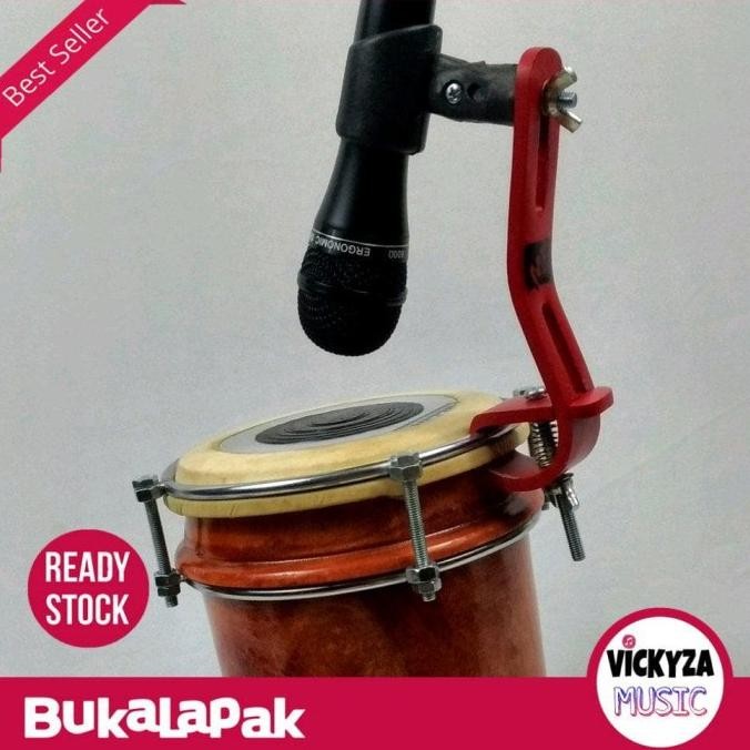 stand mic drum Paling Terpopuler Stand Mic Gendang Ketipung - Mic Drum Jepit Kendang BIN