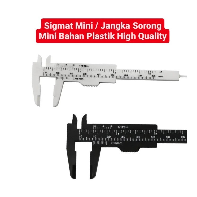 Sigmat Mini / Jangka Sorong Mini Bahan Plastik High Quality