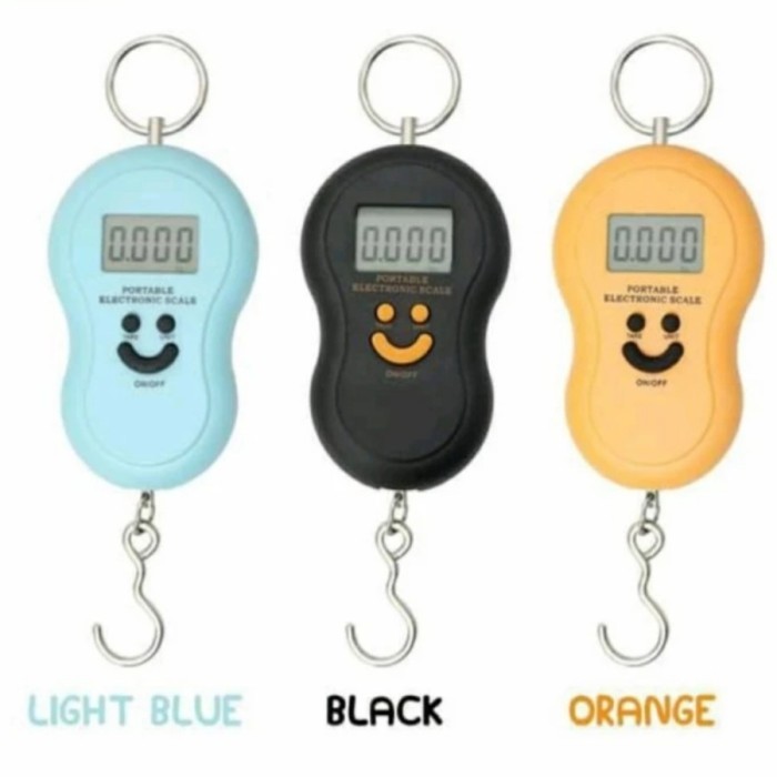 Timbangan Gantung Digitalmerk //8088 Fleco F 200Kap 200Kgcasing Abspower Batre A3 X 2 Pcs Timbangan