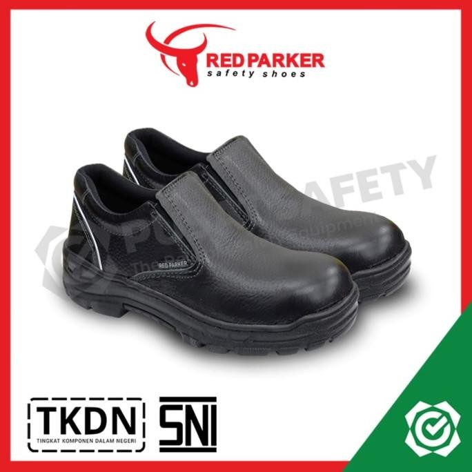 

Sepatu Kerja Safety Pendek Slop Red Parker P182 Original Dan Terpercaya