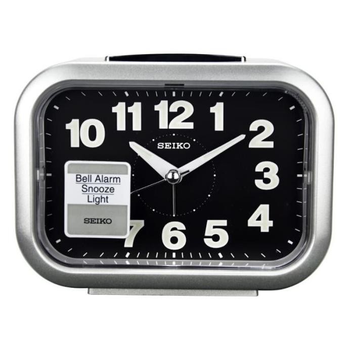 JAM MEJA WEKER SEIKO QHK026S / JAM BEKER/WEKER SEIKO QHK026