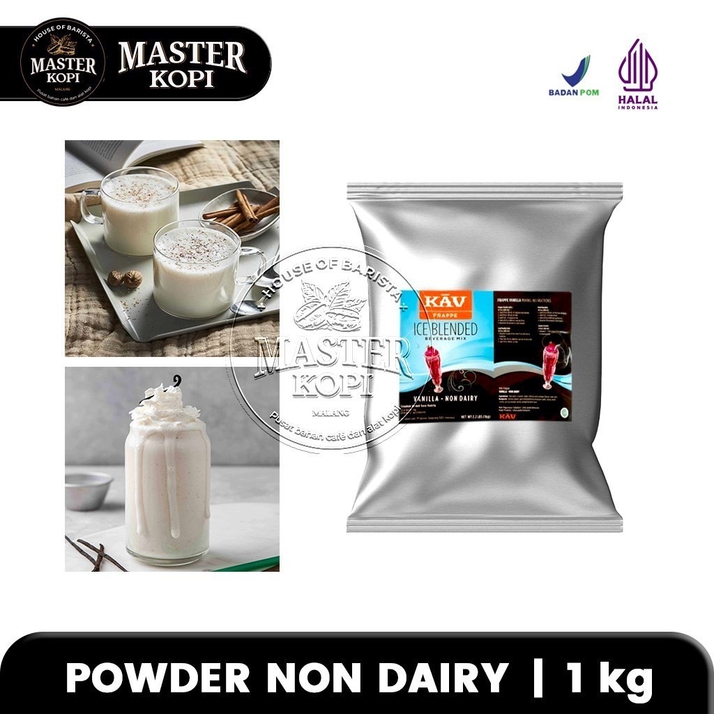 

Bubuk Minuman KAV Vanilla Non Dairy 1kg Vanilla Drink Powder Ice Blended