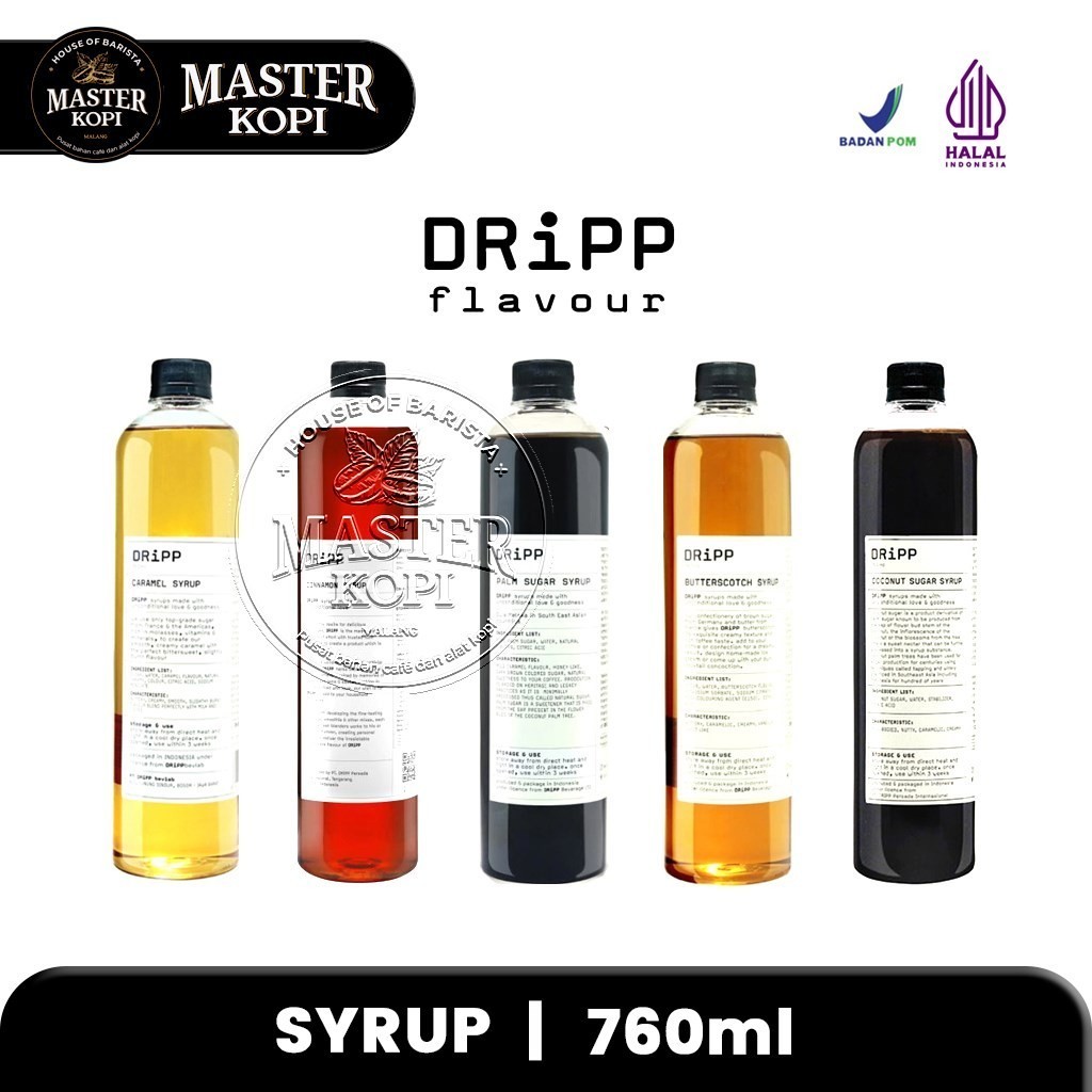 

DRiPP Syrup Botol 760ml / Sirup Minuman Cafe All Variant
