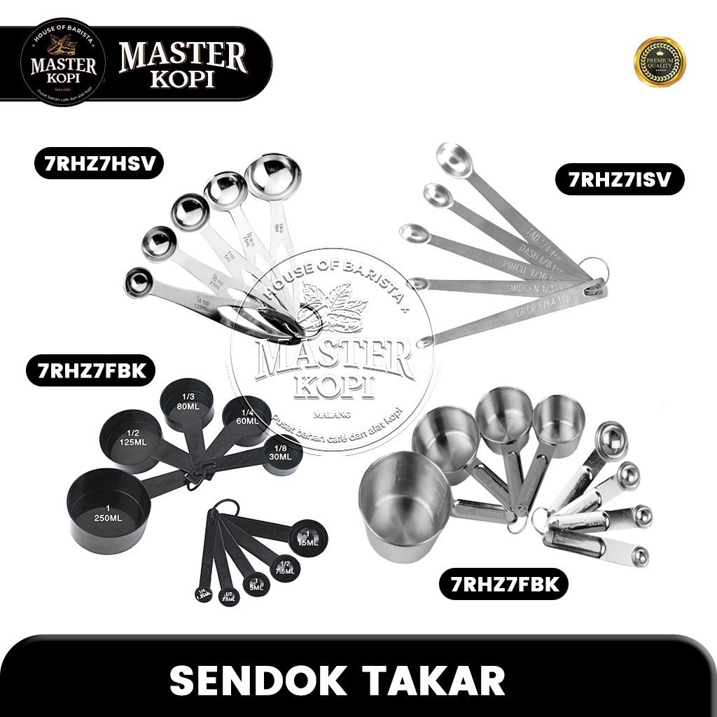 Sendok Takar Set Cangkir Ukur Measuring Spoon Cup for Baking and Cooking