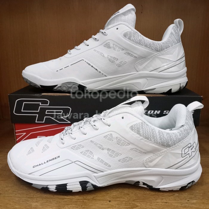 ORIGINAL SEPATU SHOES BADMINTON HIQUA CHALLENGER CR LITE PUTIH