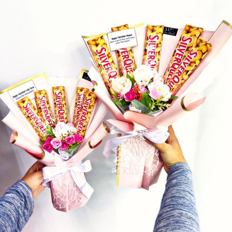 

nos buket coklat silverqueen