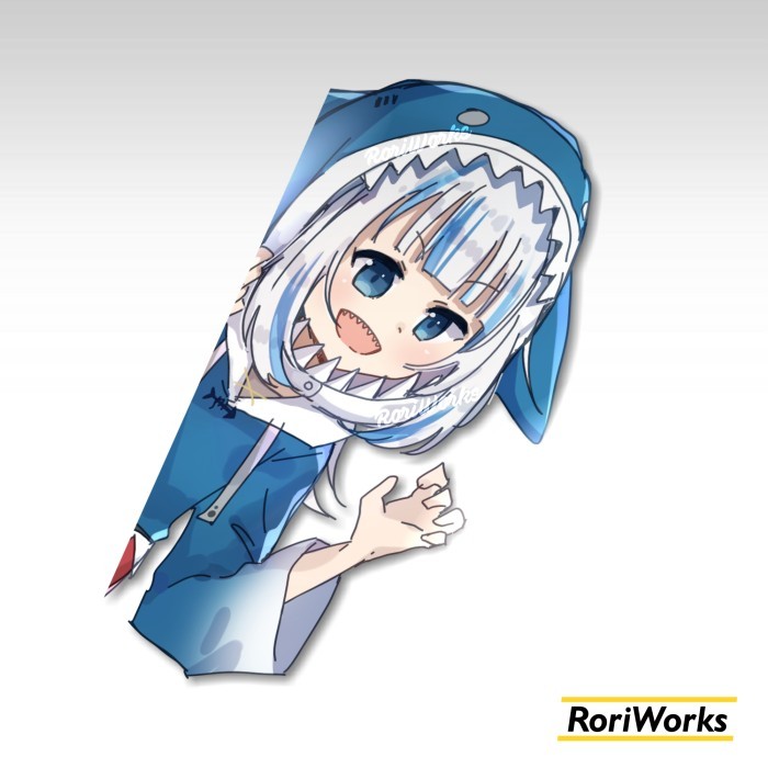 STIKER ANIME INTIP - GAWR GURA [HOLOLIVE]