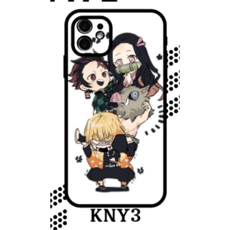 

*Fullbody* Kimetsu No Yaiba Bahan Gliter Anti Gores Dan Jamur Belakang Semua Jenis Realme Vivo Oppo Infinix Samsung Iphone Poco Redmi Itel Narzo All Type Garskin Case/Stiker Premium Custom COD