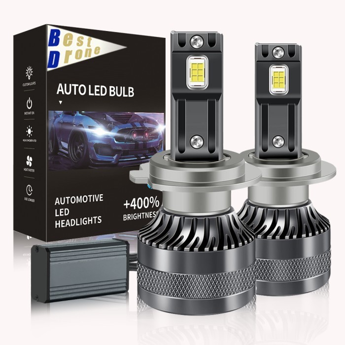 2pcs 110W 28000LM H4 Lampu LED Mobil H1 H3 H7 H11 H11 9005 HB3 9006