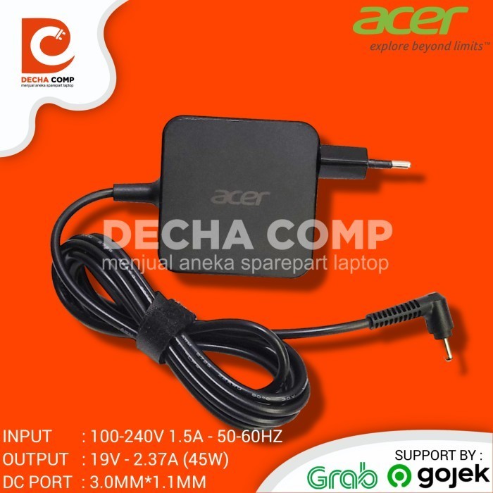 Adaptor Charger Acer TravelMate B3 TMB311-31 TMB311R-31 TMB311R-32