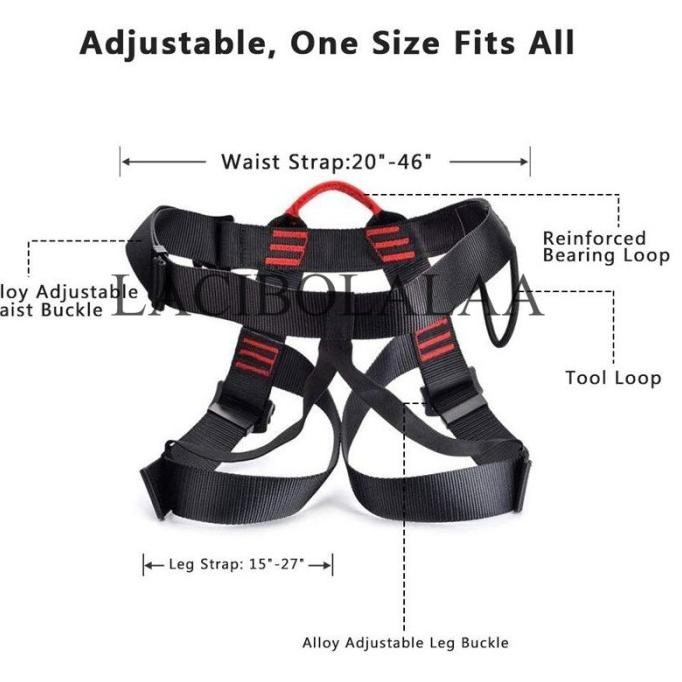 TERSEDIA HARNESS SABUK PENGAMAN SIT HARNES CLIMBING PANJAT SAFETY BELT SABUK PENGAMAN PANJAT TEBING