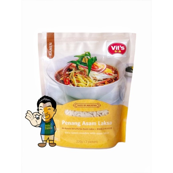 

Ina - Vit'S Makanan Penang Asam Laksa Noodles-Mi Ramen Rasa Asam Laksa 440 G