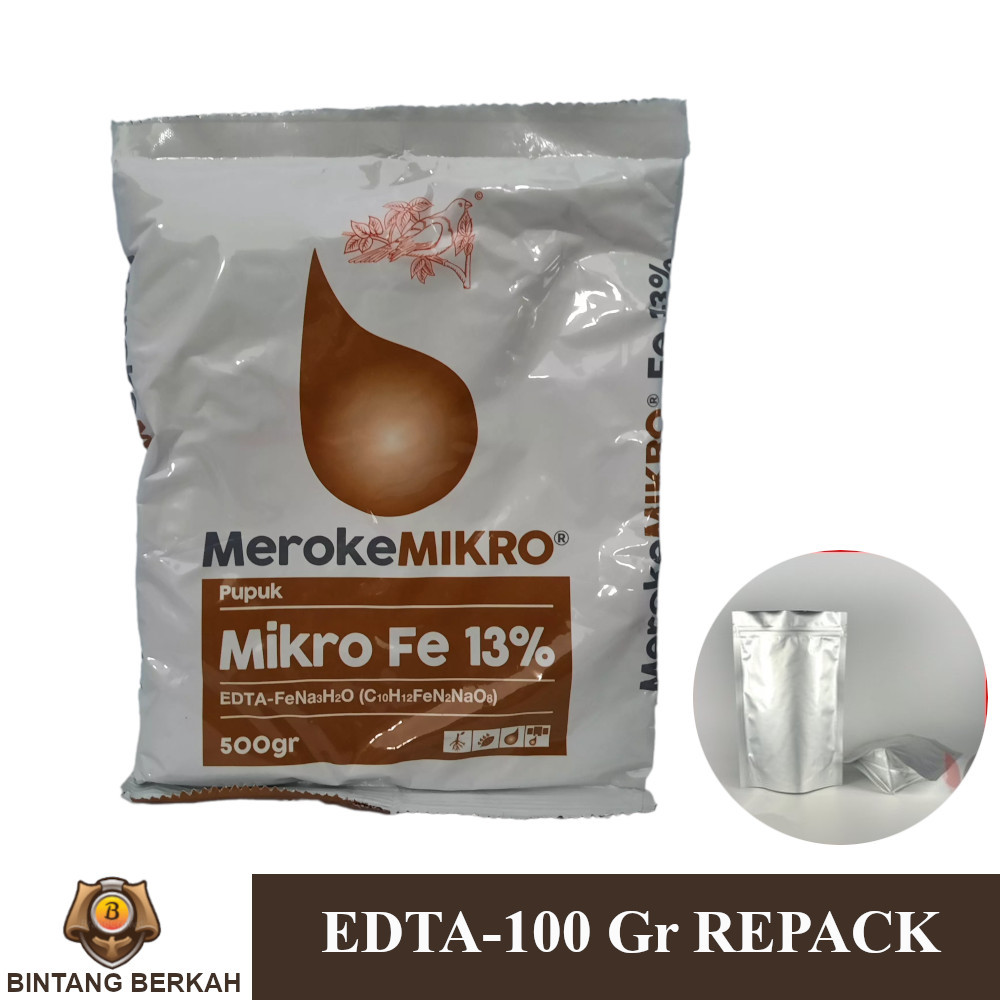 Meroke Fe EDTA 100 Gram Pertanian