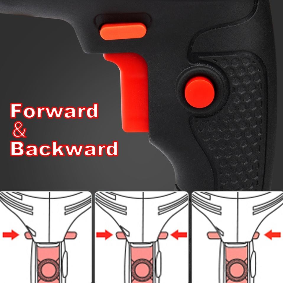 Cod Mesin Bor Listrik 10Mm Mesin Bor 380W Bor Tangan Listrik Bolak Balik Bor Tembok Bor Terbaru Besi