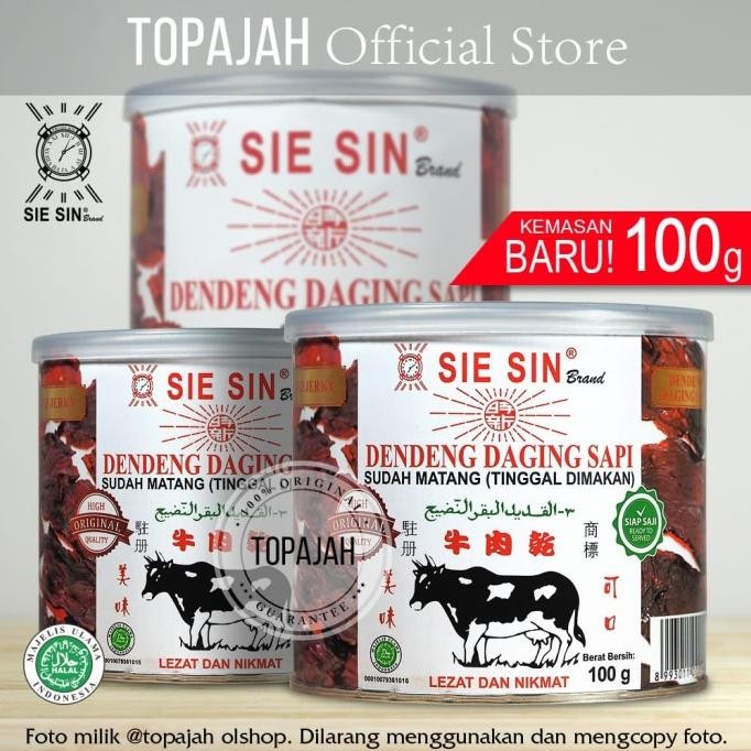 

Dendeng sapi matang SIE SINnd ni Can 100gr HALAL.