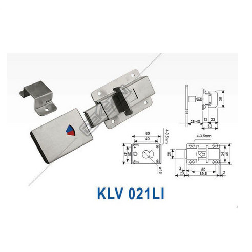 Grendel/Slot Pintu kamar mandi/Kunci Indikator Lock DEKSON KC 021 LI