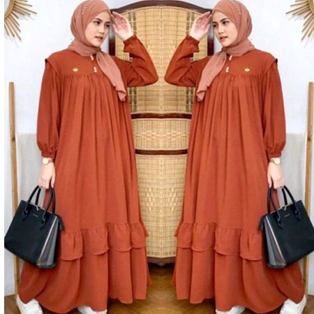 Gamos Anaya Arab Saudi Maxy Abayys Terbaru2025 Abayaa Lebaran Wanita Pakean Muslim Jumbp Gmis Turki 