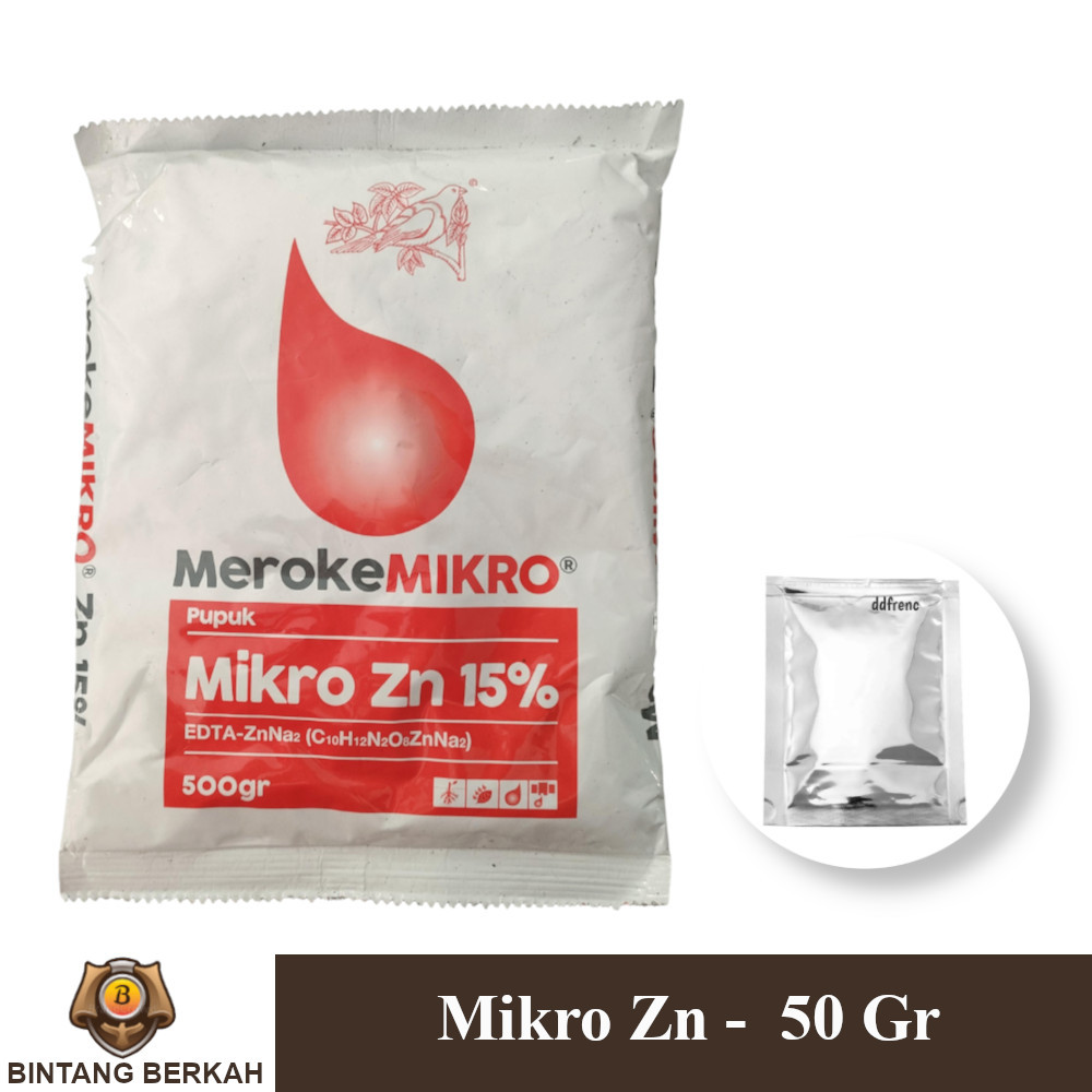 Meroke Zn EDTA 50 Gram Pupuk Mikro