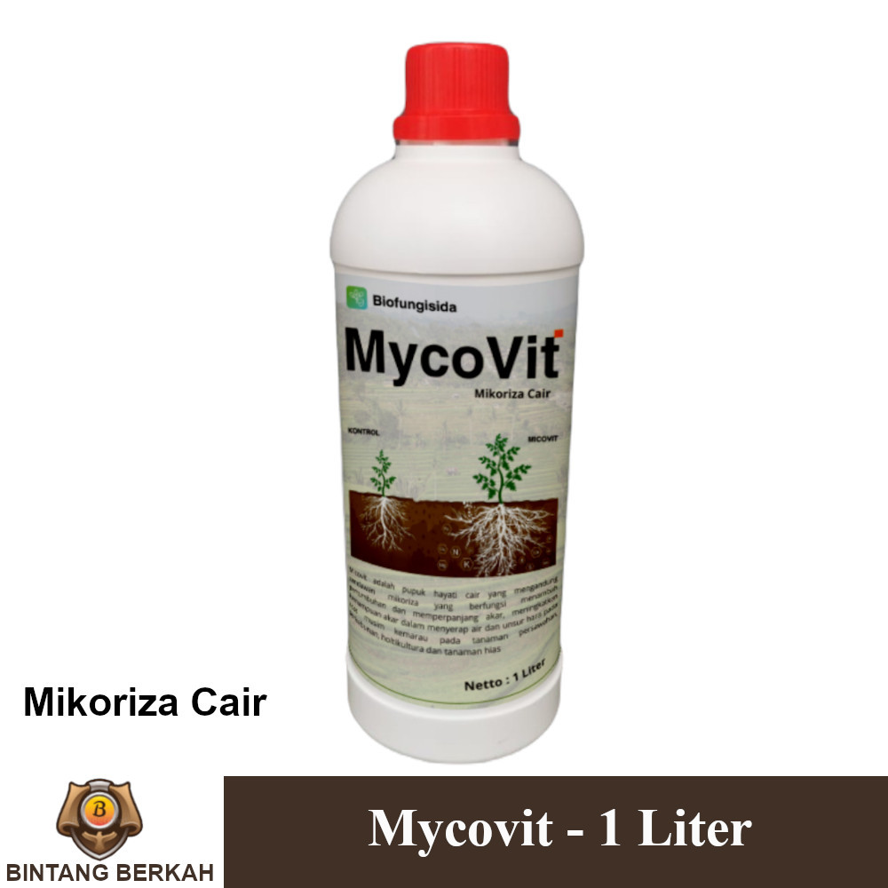Mycovit 1 Liter Pupuk Mikoriza Cair Booster Akar