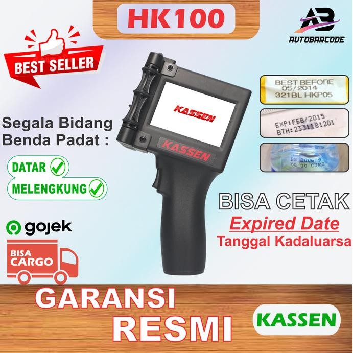 Termurah Kassen HD 1000 Mesin Printer Kadaluarsa Smart Bare Handheld Inkjet