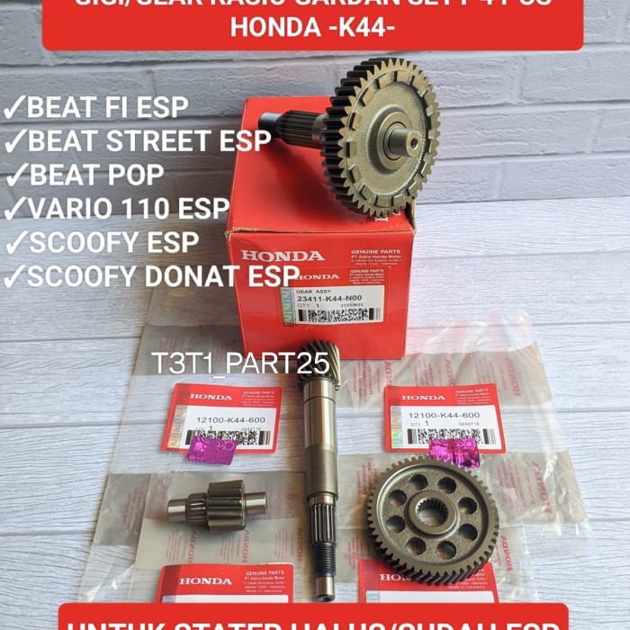 Gigi rasio/gardan (K44) beat fi esp/Scoopy fi esp/vario 110 fi esp
