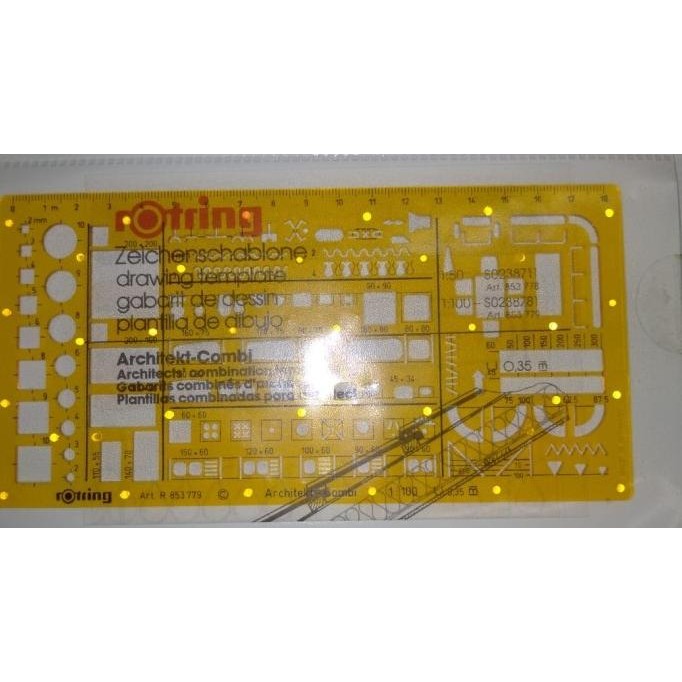 

Penggaris Rotring Mal Arsitek 1:100 (Art. 853 779) TPA
