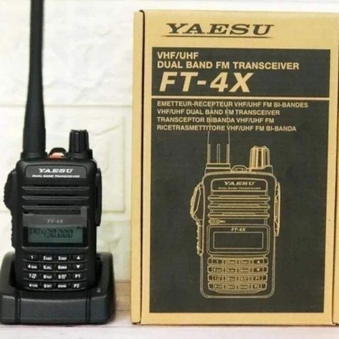 HT YAESU FT-4X DUAL BAND ORI YAESU FT 4X DUALBAND YAESU 4X