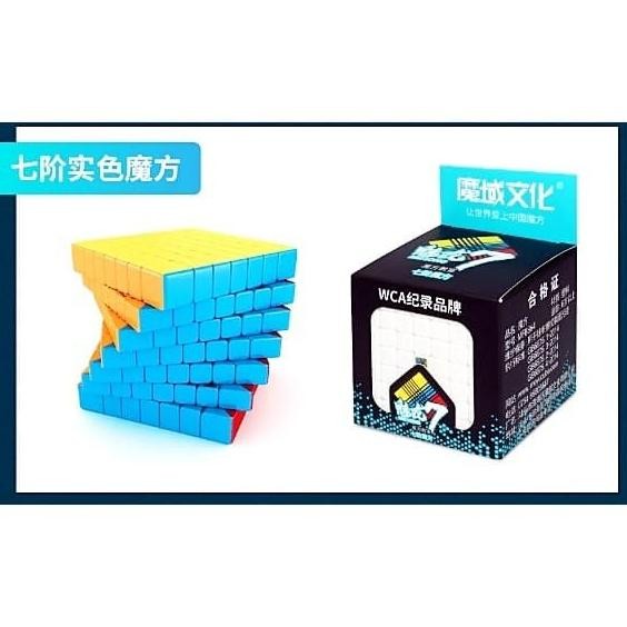 RUBIK 7X7 MOYU MEILONG 7X7 SPEED CUBE STIKERLESS