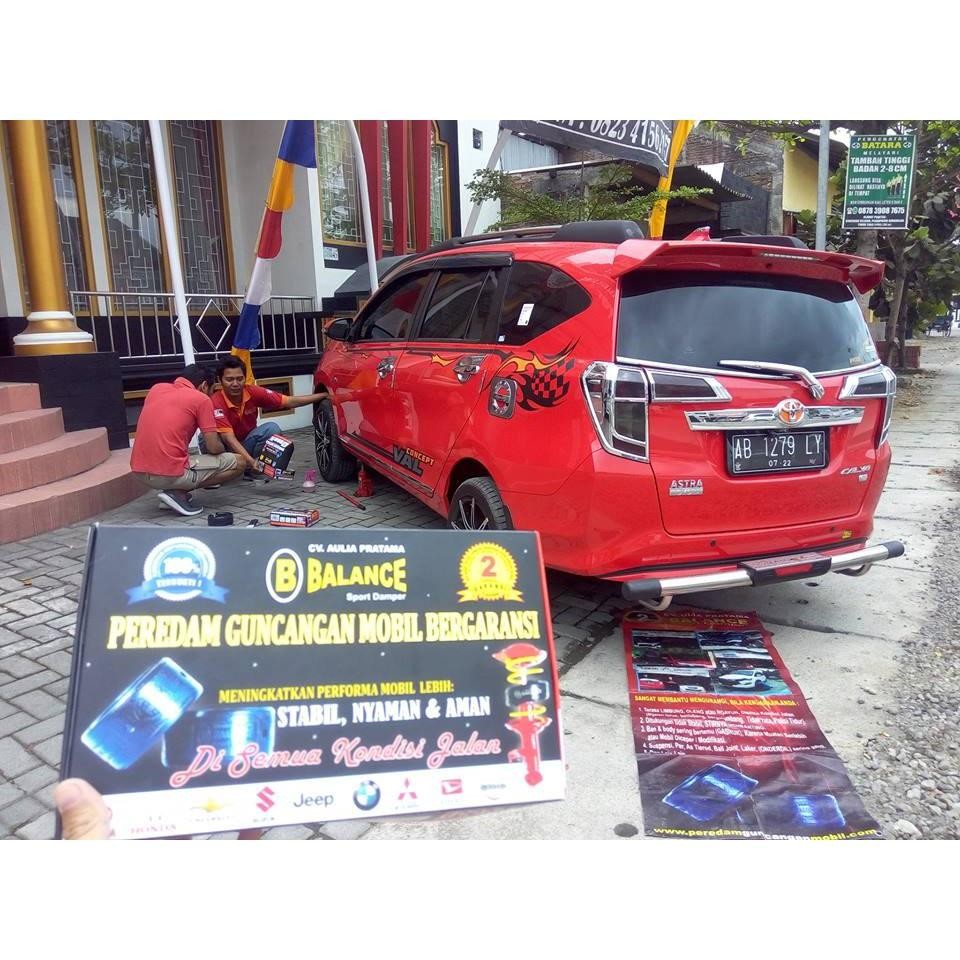 Peredam Guncangan  Shock Mobil Balance Sport Damper Untuk Calya Depan 2Cm Belakang 4Cm, Garansi 2Th