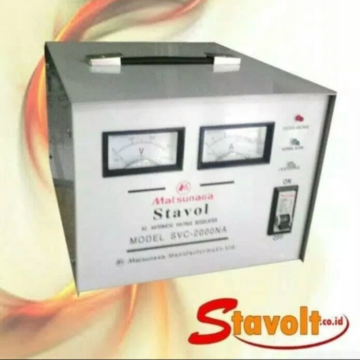 Stabilizer Matsunaga 2000va Stavol Matsunaga 2000va Stabilizer Matsunaga 2000Watt Good Quality