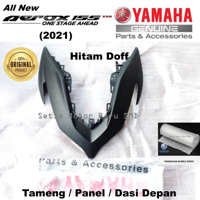 Tameng Panel Dasi Depan All New Aerox Hitam Doff Asli Original Yamaha