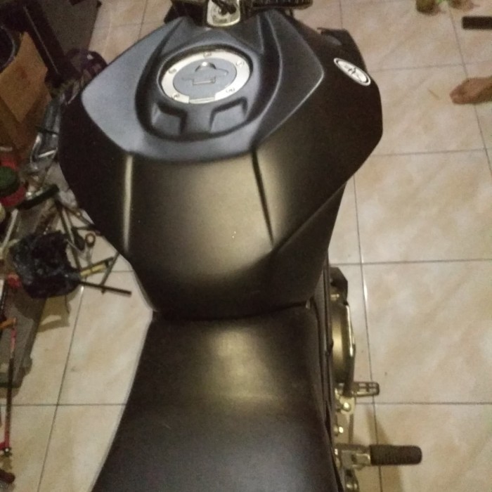 Cover Tangki Vixion Nva Hitam Doff