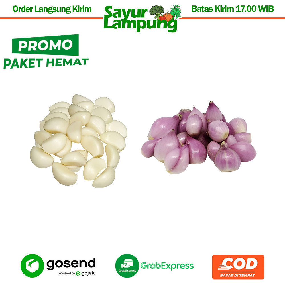 

PaHe Bawang Kupas Campur 100 Gr - Sayur Lampung