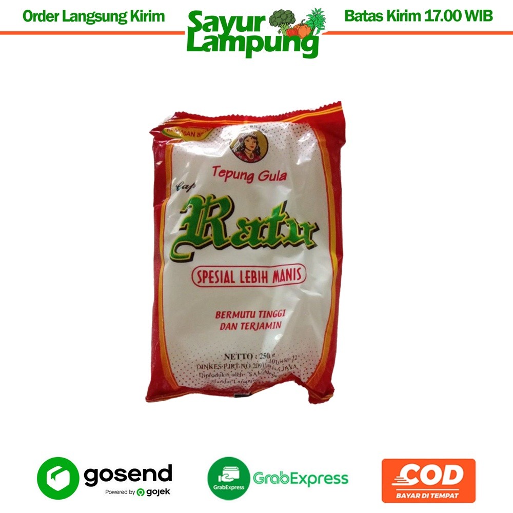 

Gula Halus 250 Gr - Sayur Lampung