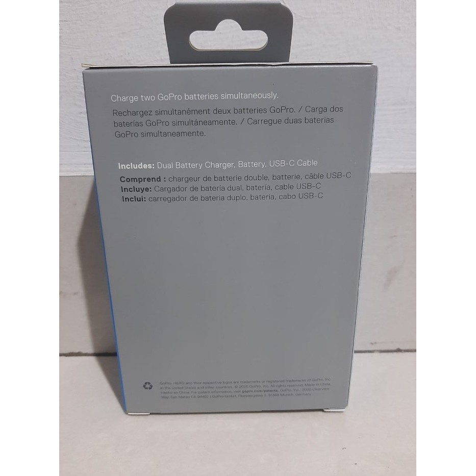 Gopro Hero 8 Dual Charger +1 Battery