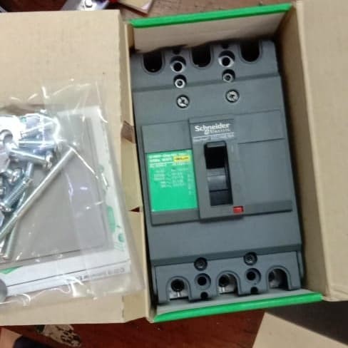 Mccb 40A 3Phase Schneider Ori - Easy Pact Ezc 100B 40 Ampere 3 Phase