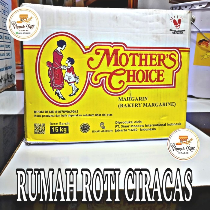 

MARGARINE MOTHER CHOICE 15KG MOTHER'S CHOICE 1 DUS 15 KG MARGARIN CTN