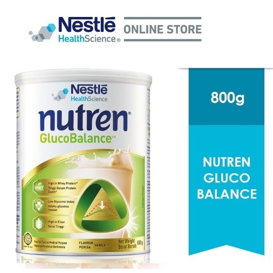 

Susu Nutren GlucoBalance Gluco Balance Diabetik Diabetic Diabetes 800gr