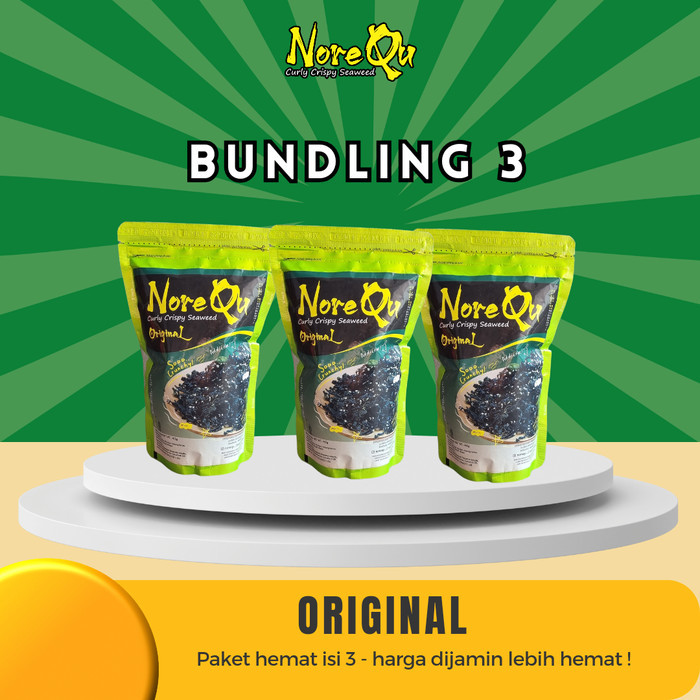 

NoreQu Crispy Seaweed - paket 3pcs