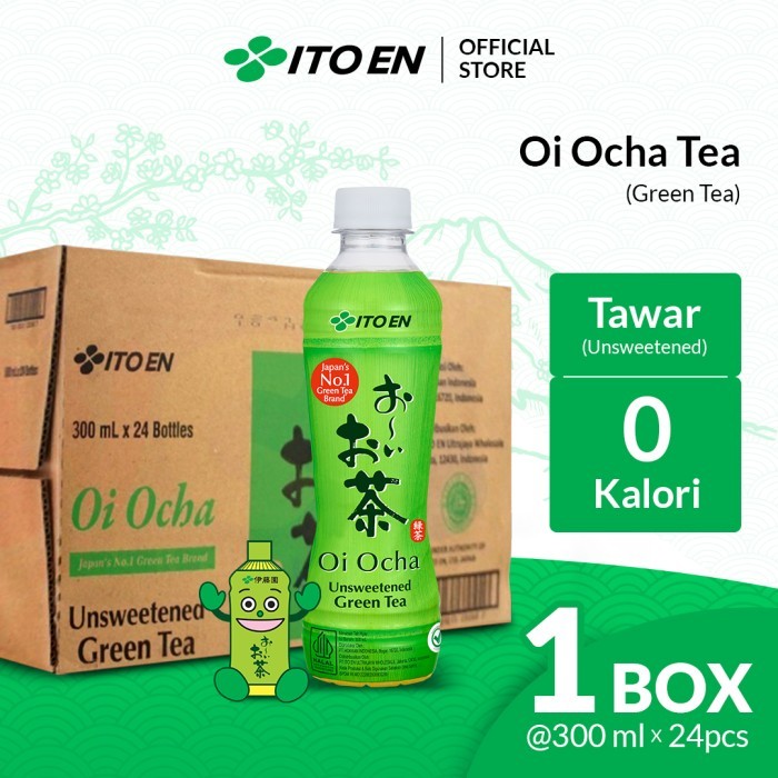 

ITO EN Oi Ocha Green Tea No Sugar 300ml isi 24 pcs