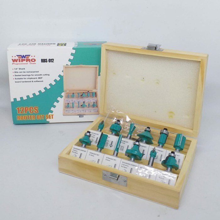 Wipro Mata Profil Set 12 Pcs Mata Router Mata Trimmer