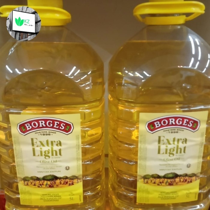 

BORGES Extra Light Olive Oil 5L/pcs Minyak Zaitun