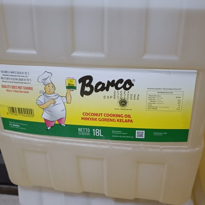 

minyak barco 18liter