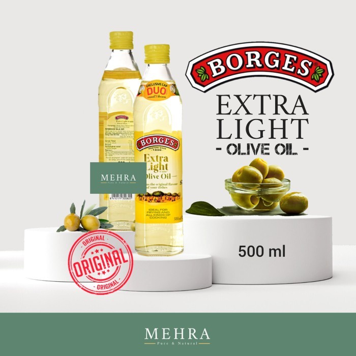

BORGES EXTRA LIGHT OLIVE OIL 500 ml / MINYAK ZAITUN EXTRA LIGHT