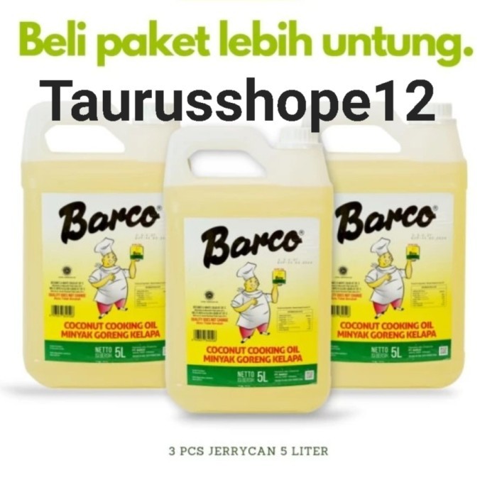 

promo!!! minyak goreng barco 5L dpt 3 dijamin asli