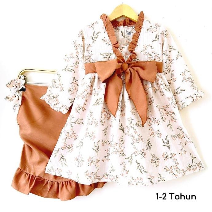 CALIA GAMIS, anak gamis perempuan perlengkapan babeebabyshop GAM