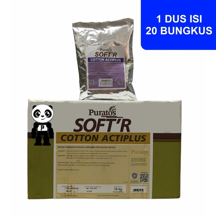

Puratos Soft'r 1 Dus 10Kg Isi 20 Bungkus Pengembang Roti Soft Bread